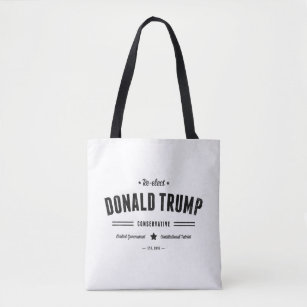 Reelect Donald Trump 2020 Tote Bag
