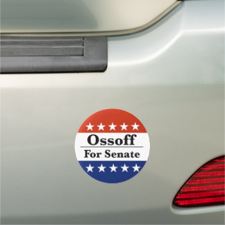 Reelect Georgia Senator Jon Ossoff in 2026 Car Magnet