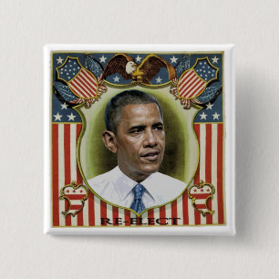 Reelect Obama Pinback Button