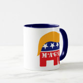 Reelect President Donald Trump 2024 MAGA Mug (Front Right)