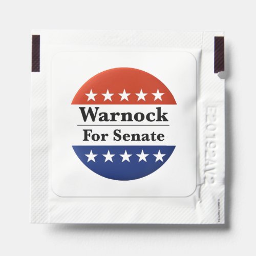 Reelect Raphael Warnock to US Senate 2022 Hand Sanitizer Packet