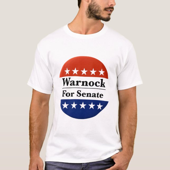 Reelect Raphael Warnock to U.S. Senate 2022 T-Shirt (Front)
