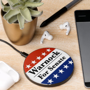 Reelect Raphael Warnock to U.S. Senate 2022 Wireless Charger