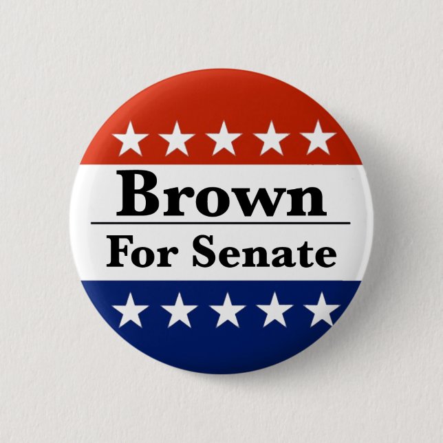 Reelect Sherrod Brown to U.S. Senate 2024 Button (Front)