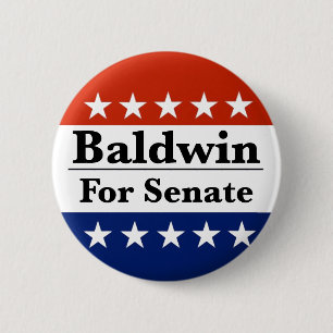 Reelect Tammy Baldwin to U.S. Senate 2024 Button