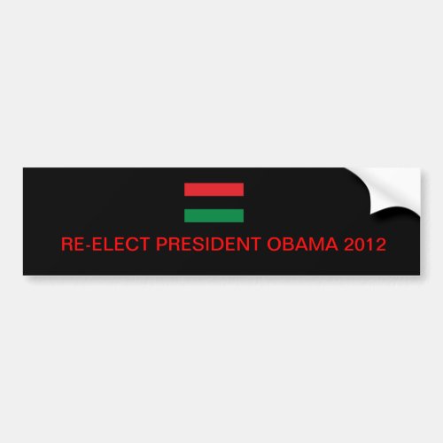 REELECT THE PRESIDENT BUMPER STICKER