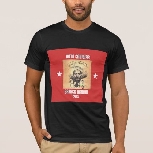 Reelecto Obama Viva the Spirit of Zapata T_Shirt