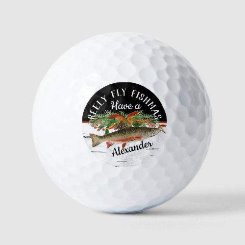  Reely Fly Fishmas  Fishing Christmas  Golf Balls