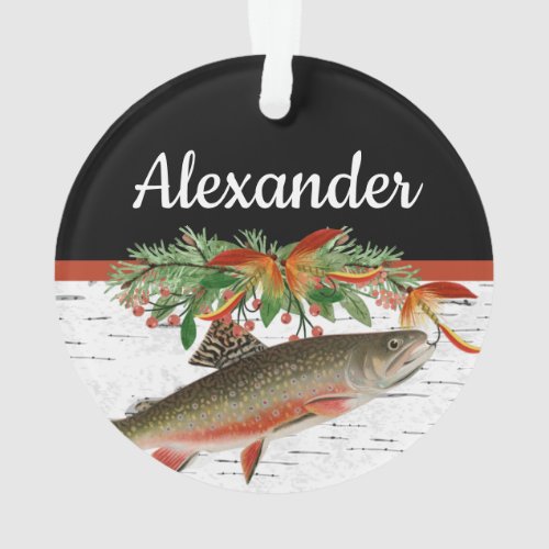  Reely Fly Fishmas  Fishing Christmas Ornament