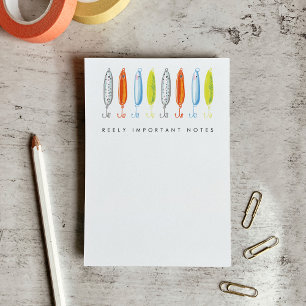 Reely Important Notes Fishing Bait Post-it Notes