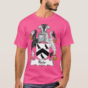 Rees Coat of Arms Family Crest  T-Shirt
