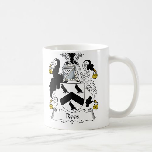 Rees Family Crest Coffee Mug