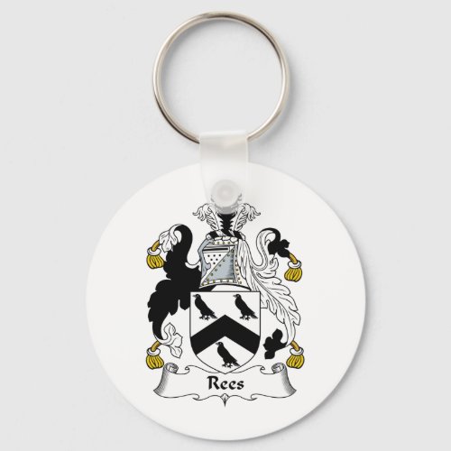 Rees Family Crest Keychain