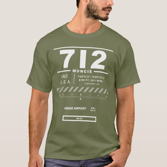 Reese Airport 7I2 T-Shirt (Front)