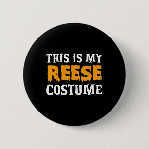 Reese Halloween Personalized Costume Funny Button