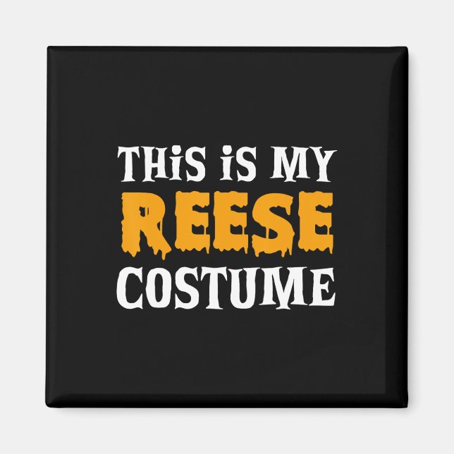 Reese Halloween Personalized Costume Funny  Magnet (Front)