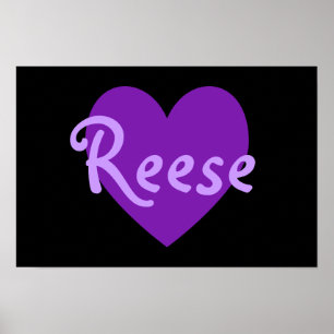 Reese in Purple Poster