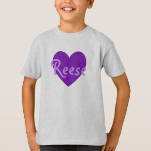Reese in Purple T-Shirt
