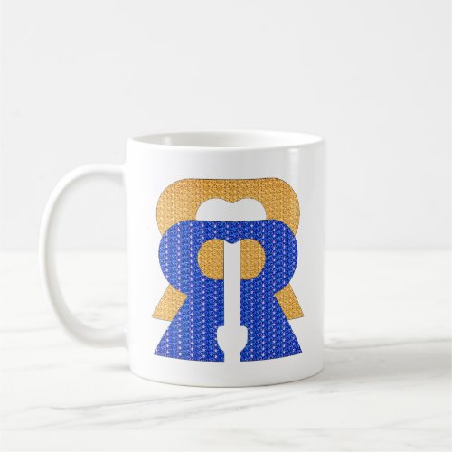 Reese Rideout Blue  Gold Coffee Mug