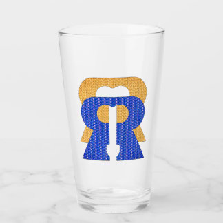 Reese Rideout Blue & Gold Glass