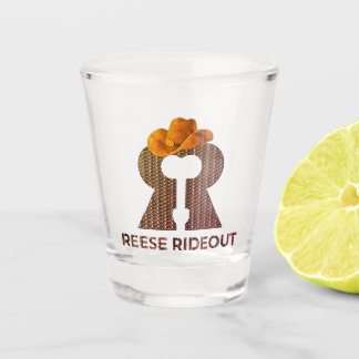 Reese Rideout Cowboy Shot Glass