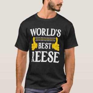 Reese Surname Funny Team Family Last Name World's T-Shirt