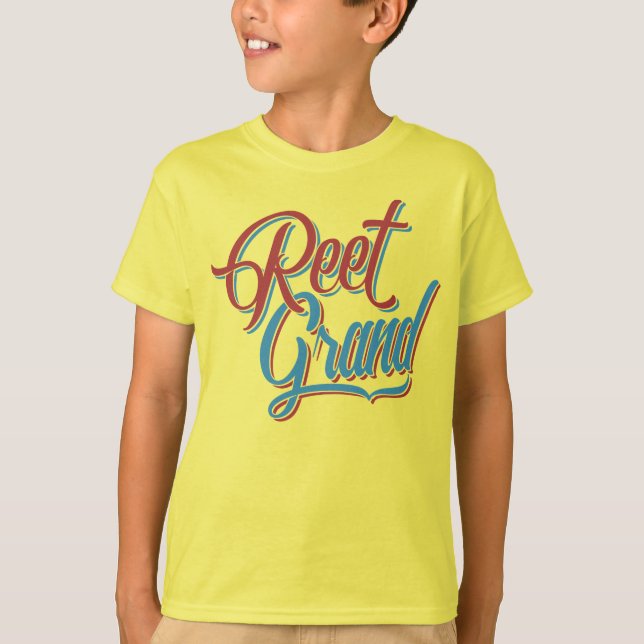 Reet Grand Yorkshire England Slang Dialect   T-Shirt (Front)