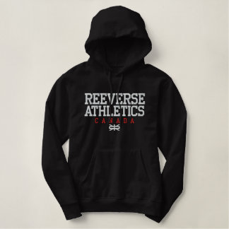 Reeverse Athletics Canada  Black/White Hoodie