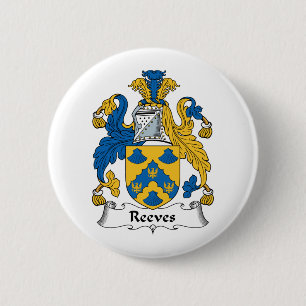 Reeves Family Crest Pinback Button