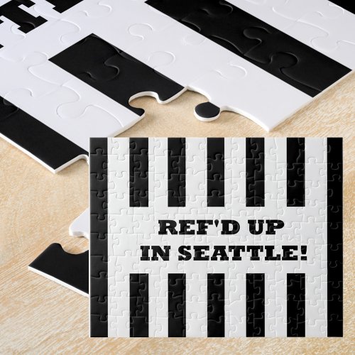 Refd Up In Seattle with Replacement Referees Jigsaw Puzzle