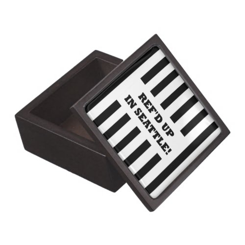 Refd Up In Seattle with Replacement Referees Keepsake Box