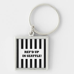 Ref'd Up In Seattle with Replacement Referees Keychain