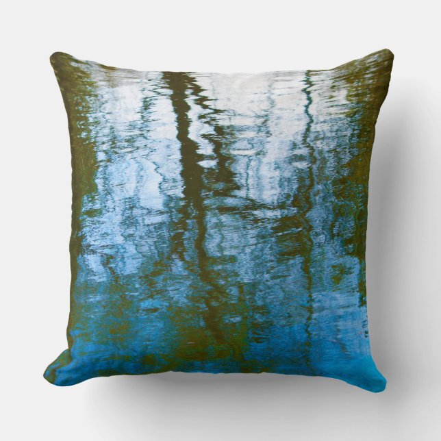 Refelctions in the Water Throw Pillow (Front)