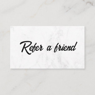 Refer a Friend Elegant Business Professional  Referral Card