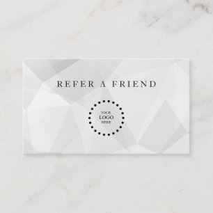 Refer a Friend Elegant Business Professional Referral Card