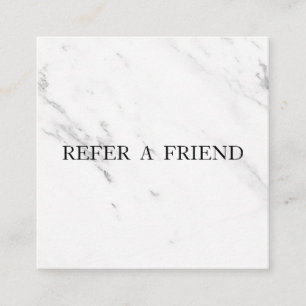 Refer a Friend Elegant Business Professional Referral Card