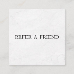 Refer a Friend Elegant Business Professional Referral Card