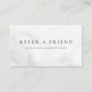 Refer a Friend Elegant Business Professional Referral Card