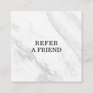 Refer a Friend Elegant Business Professional Referral Card