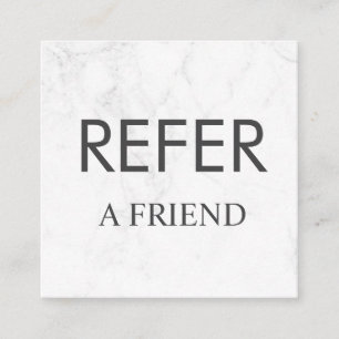 Refer a Friend Elegant Business Professional Referral Card