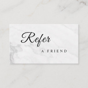 Refer a Friend Elegant Business Professional Referral Card