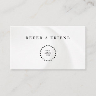 Refer a Friend Elegant Business Professional Referral Card