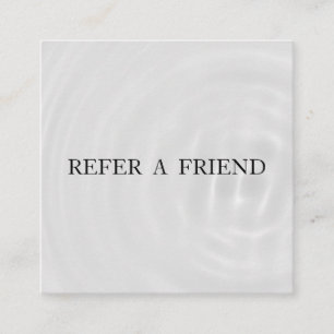 Refer a Friend Elegant Business Professional Referral Card