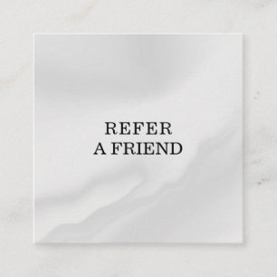 Refer a Friend Elegant Business Professional Referral Card
