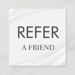 Refer a Friend Elegant Business Professional Referral Card