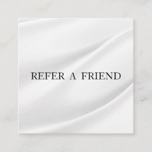 Refer a Friend Elegant Business Professional Referral Card