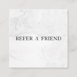 Refer a Friend Elegant Business Professional Referral Card