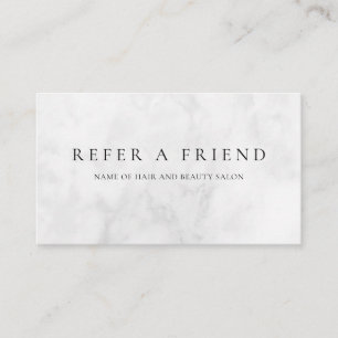 Refer a Friend Elegant Business Professional Referral Card