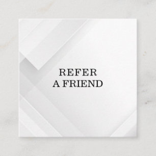 Refer a Friend Elegant Business Professional Referral Card