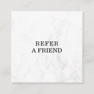 Refer a Friend Elegant Business Professional Referral Card